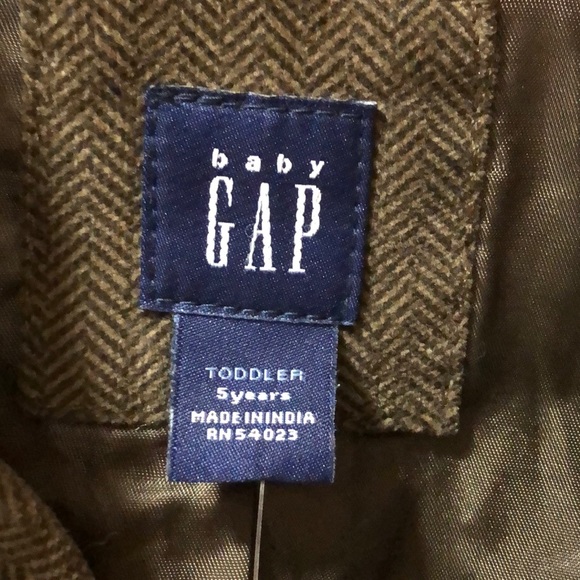 NWT Baby Gap Size 5 Tweed Blazer w/ 3 buttons - Picture 3 of 3